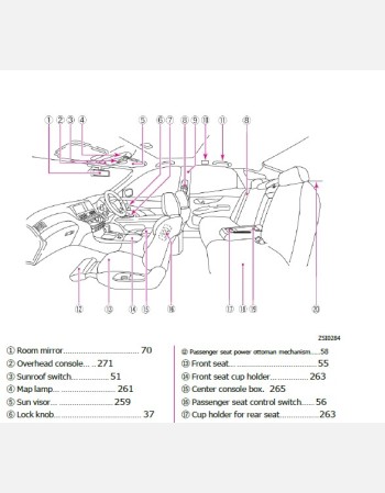 nissan fuga 2012 2013&2014 owners manual in english